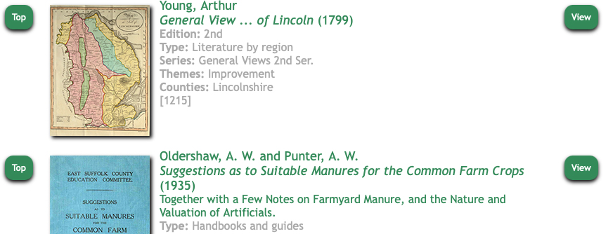 Example LIBRAL items in the list