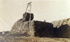 Apparatus for lifting hay